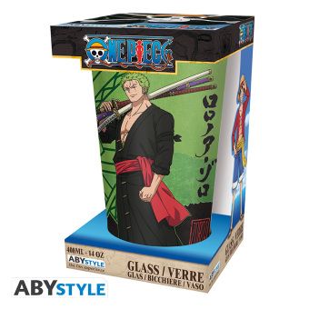 Produktbild: ONE PIECE - Large Glass - 400ml - Zoro - box