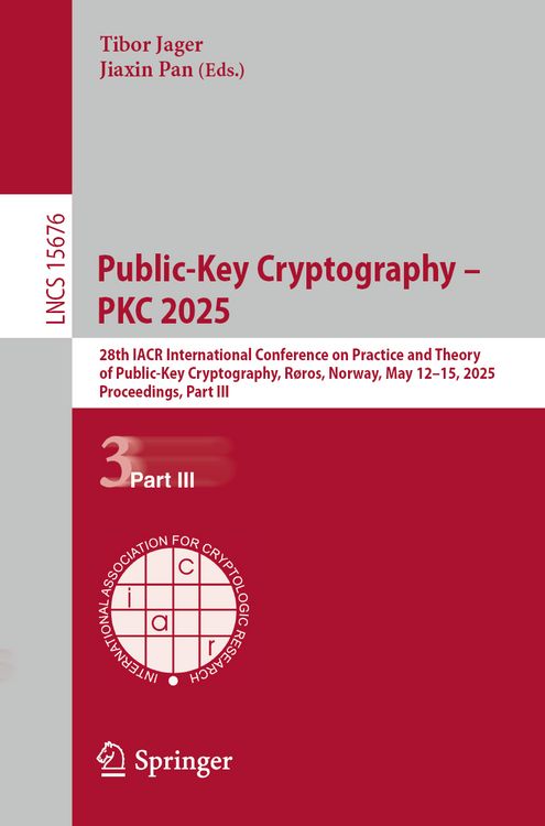 Produktbild: Public-Key Cryptography &ndash; PKC 2025