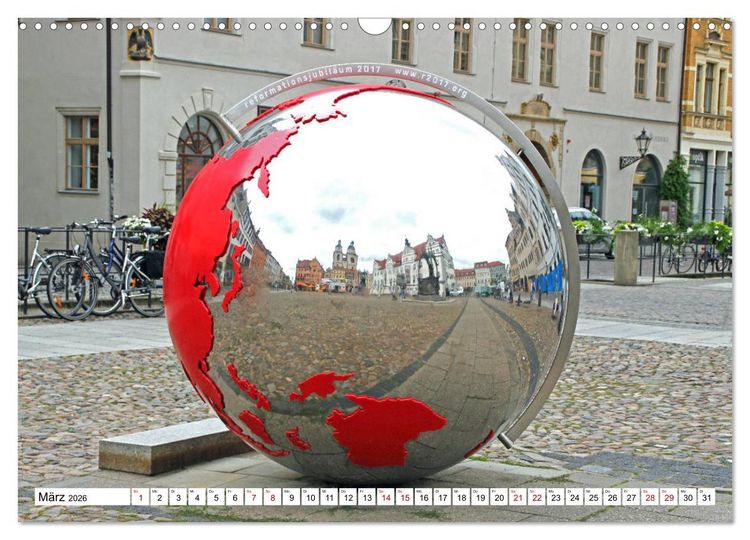Produktbild: Die Lutherstadt Wittenberg (Wandkalender 2026 DIN A3 quer), CALVENDO Monatskalender