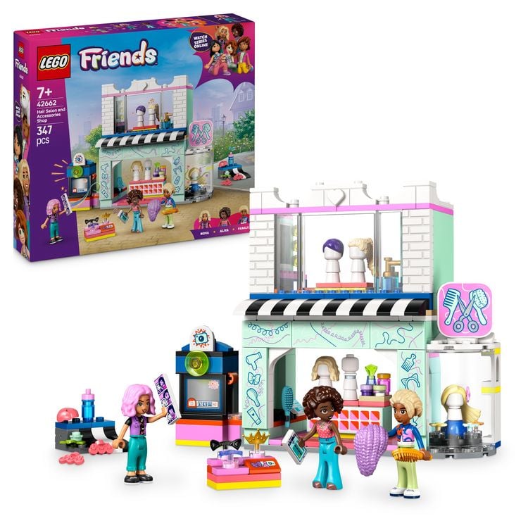 Produktbild: LEGO Friends 42662 Friseursalon, Spielzeug, Geschenkidee für Mädchen