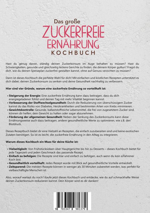 Produktbild: Das gro&szlig;e Zuckerfreie Ern&auml;hrung Kochbuch