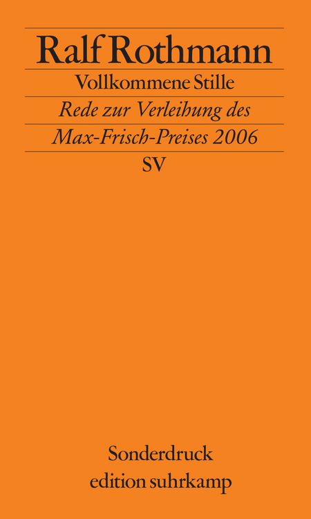Produktbild: Vollkommene Stille