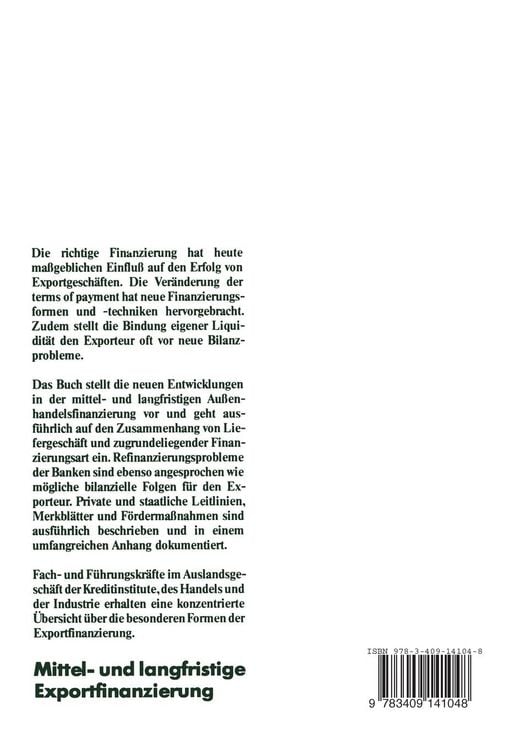 Produktbild: Mittel- und Langfristige Exportfinanzierung