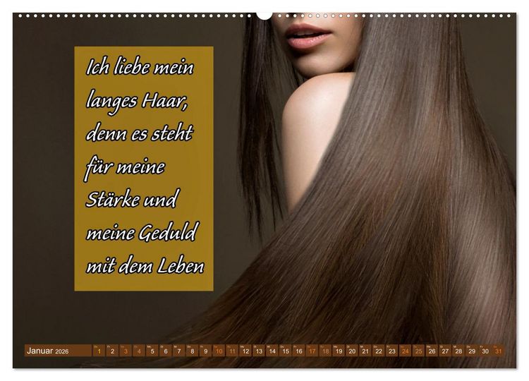 Produktbild: Coiffeur - Wellness f&uuml;r die Haare - mit Spr&uuml;chen (Wandkalender 2026 DIN A2 quer), CALVENDO Monatskalender