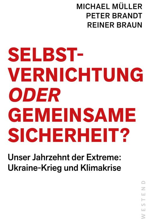 Produktbild: Selbstvernichtung oder Gemeinsame Sicherheit