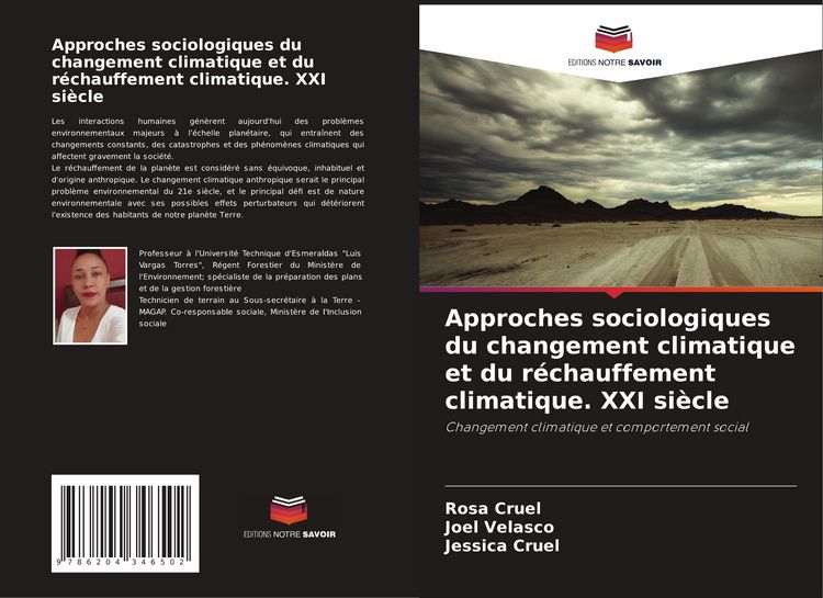 Produktbild: Approches sociologiques du changement climatique et du r&eacute;chauffement climatique. XXI si&egrave;cle