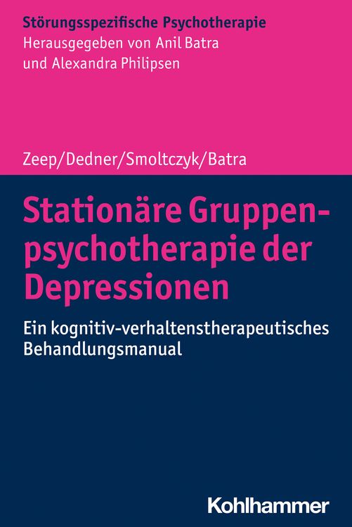 Produktbild: Stationäre Gruppenpsychotherapie der Depressionen
