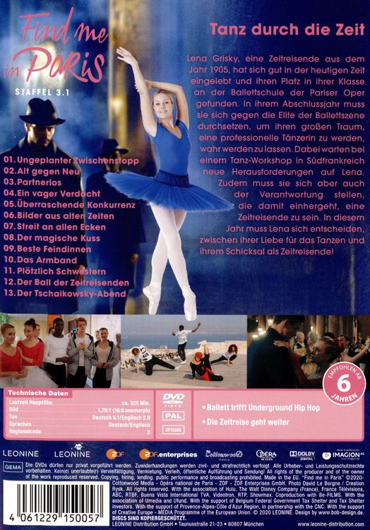 Produktbild: Find me in Paris - Staffel 3.1 [2 DVDs]
