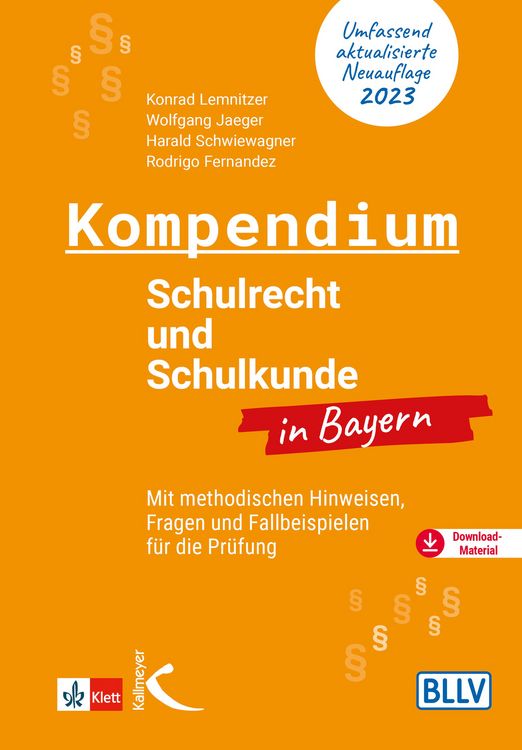 Produktbild: Kompendium Schulrecht und Schulkunde in Bayern