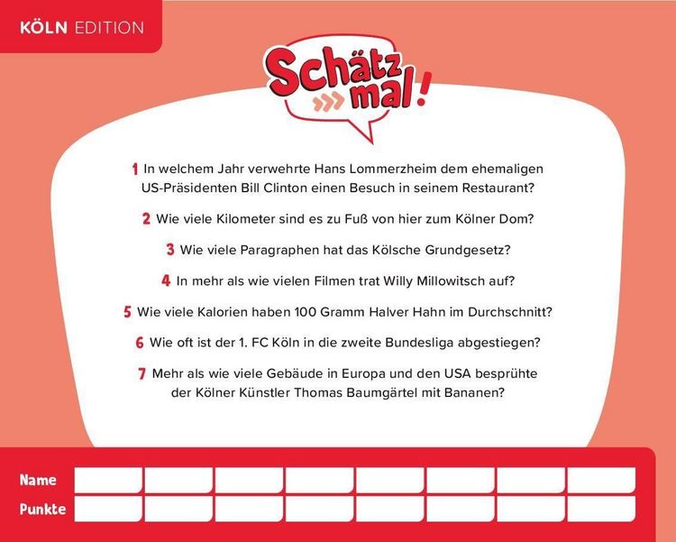 Produktbild: Sch&auml;tz mal! K&ouml;ln Edition