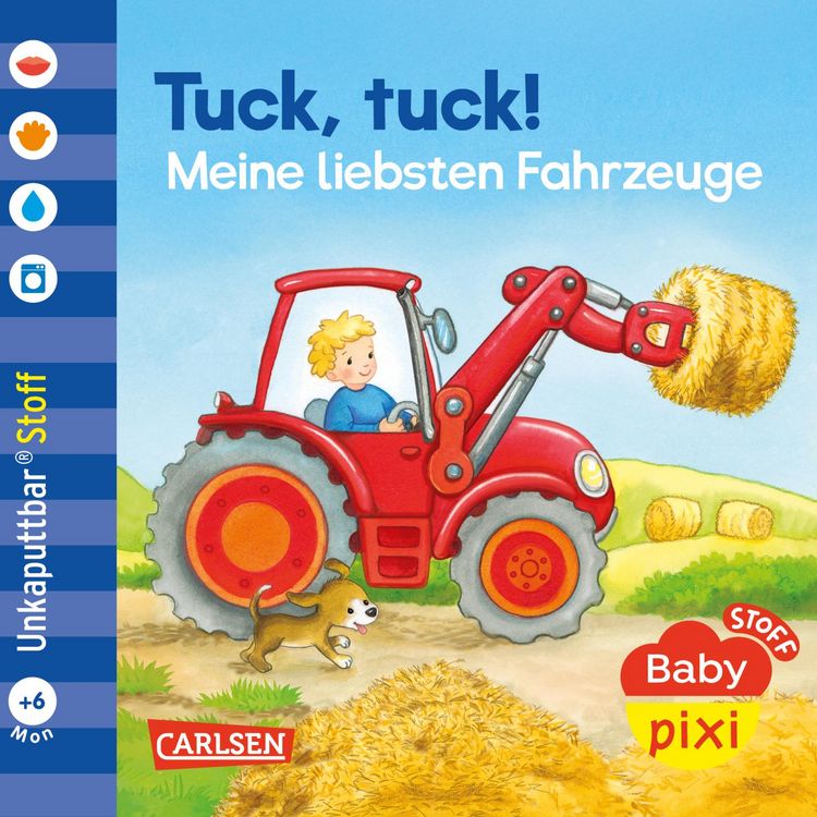 Produktbild: Baby Pixi (unkaputtbar) 174: Baby Pixi Stoff: Tuck, tuck! Meine liebsten Fahrzeuge