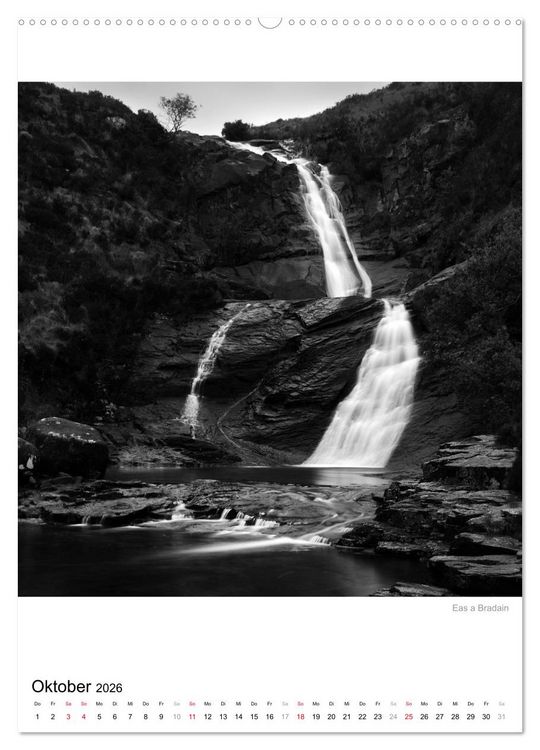 Produktbild: Isle of Skye - Langzeitbelichtungen in Schwarzwei&szlig; (Wandkalender 2026 DIN A2 hoch), CALVENDO Monatskalender