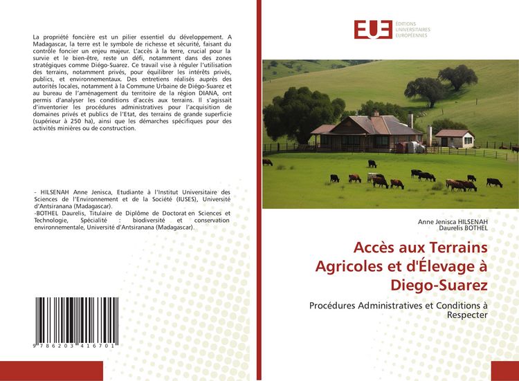 Produktbild: Acc&egrave;s aux Terrains Agricoles et d'&Eacute;levage &agrave; Diego-Suarez