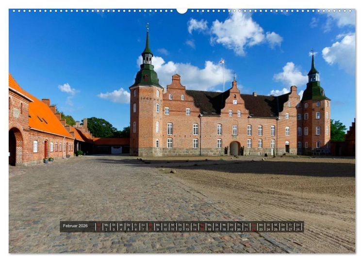 Produktbild: Schl&ouml;sser und Burgen in D&auml;nemark 2026 (hochwertiger Premium Wandkalender 2026 DIN A2 quer), Kunstdruck in Hochglanz
