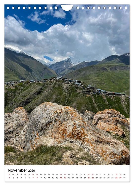 Produktbild: Aserbaidschan - Eine Reise von Baku in den Kaukasus (Wandkalender 2026 DIN A4 hoch), CALVENDO Monatskalender