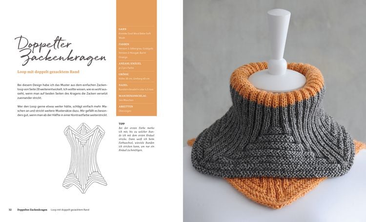 Produktbild: Rechte Masche, linke Masche. Japanische T&uuml;cher und Schals stricken.