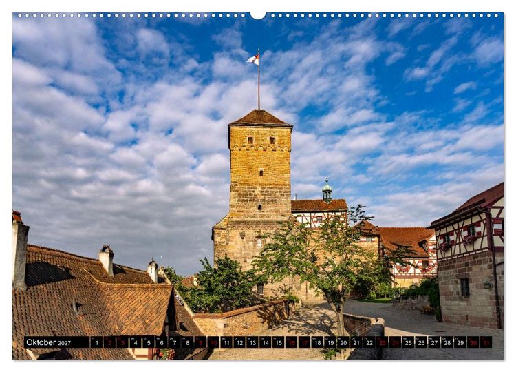Produktbild: Wunderbares N&uuml;rnberg (Wandkalender 2027 DIN A2 quer), CALVENDO Monatskalender