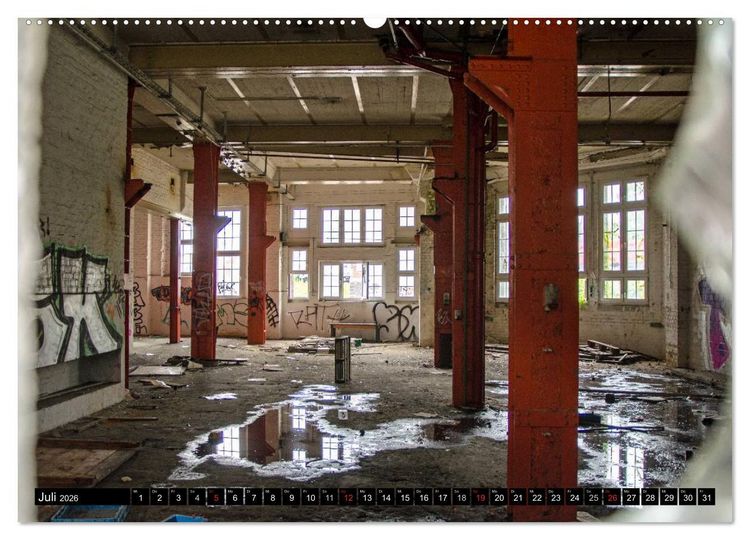 Produktbild: Industrie-Kultur 2026 (Wandkalender 2026 DIN A2 quer), CALVENDO Monatskalender