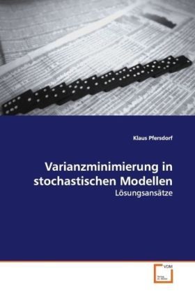 Produktbild: Pfersdorf, K: Varianzminimierung in stochastischen Modellen