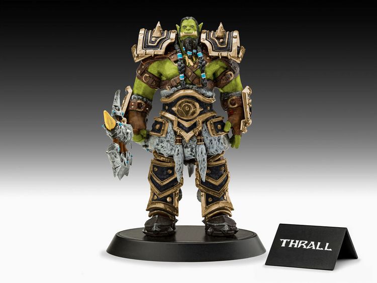 Produktbild: Geschenkset World of Warcraft Thrall, Revell Modellbausatz mit Basiszubeh&ouml;r