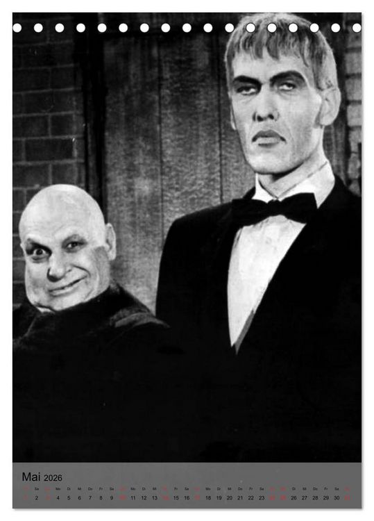 Produktbild: Filmklassiker - Kult in schwarz-wei&szlig; (Tischkalender 2026 DIN A5 hoch), CALVENDO Monatskalender