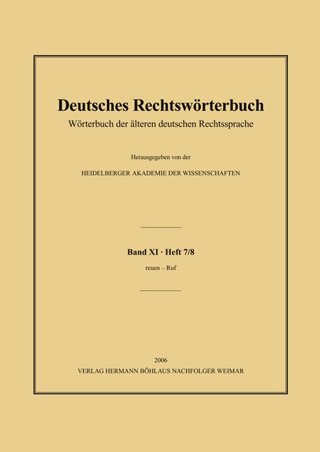 Produktbild: Deutsches Rechtsw&ouml;rterbuch