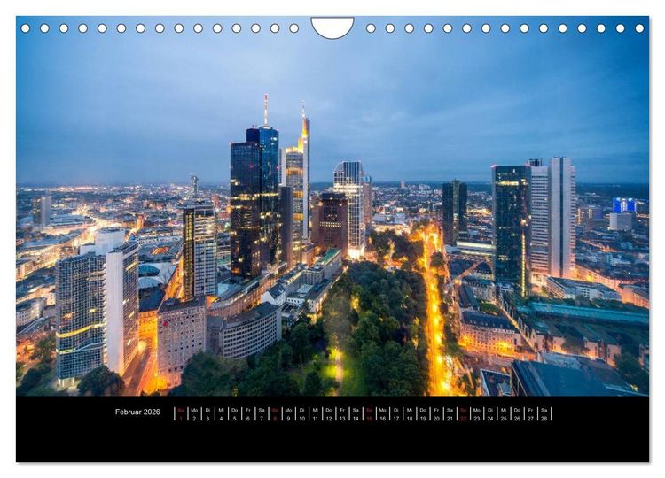 Produktbild: Frankfurt (Wandkalender 2026 DIN A4 quer), CALVENDO Monatskalender