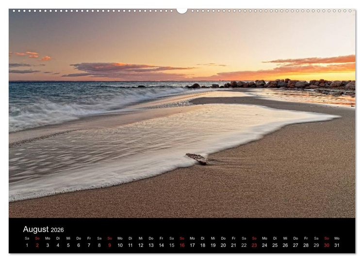Produktbild: Ostsee erleben (hochwertiger Premium Wandkalender 2026 DIN A2 quer), Kunstdruck in Hochglanz