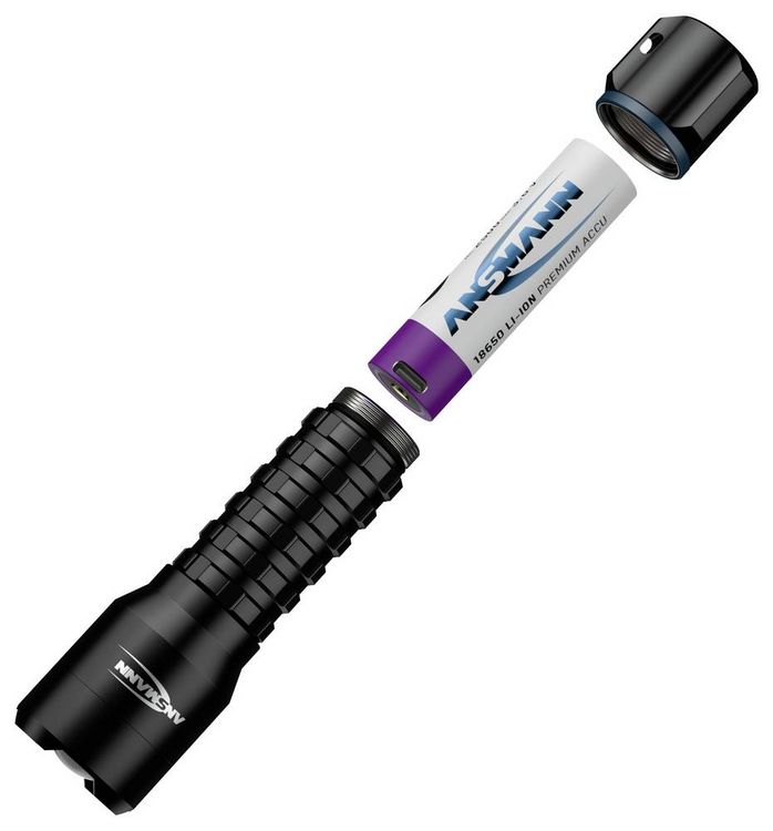 Produktbild: Ansmann LED Taschenlampe Survival TS1000RF wiederaufladbar 1600-0711 SMD LED Taschenlampe Li-Ionen Akkus 20.5 h 158 g