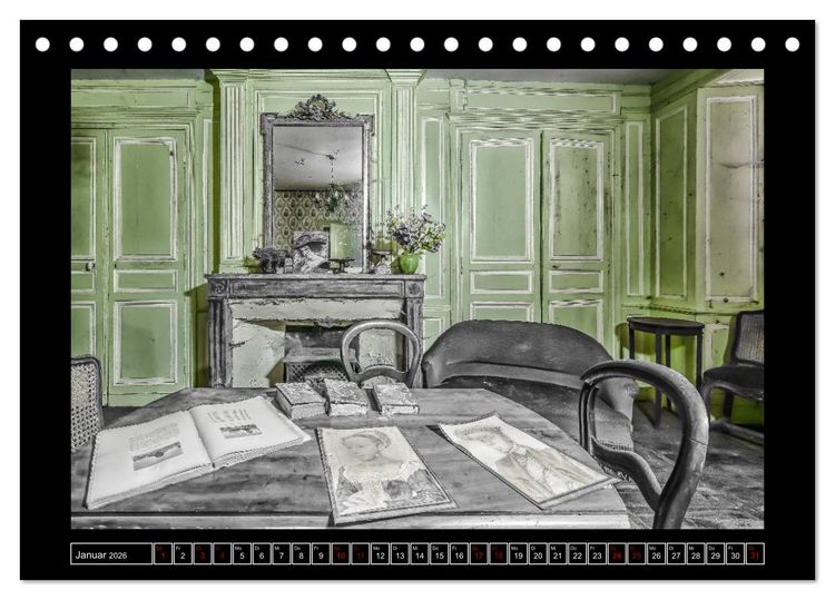 Produktbild: Lost Places - Farbenspiele (Tischkalender 2026 DIN A5 quer), CALVENDO Monatskalender