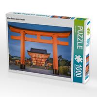 Produktbild: CALVENDO Puzzle Eine Reise durch Japan | 1000 Teile Lege-Gr&ouml;&szlig;e 64x48cm Foto-Puzzle f&uuml;r gl&uuml;ckliche Stunden