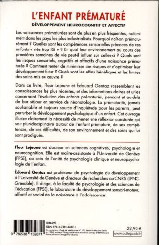 Produktbild: L'Enfant pr&eacute;matur&eacute;