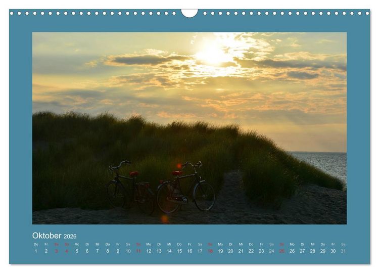 Produktbild: Sandd&uuml;nen an der Nordsee in den Niederlanden (Wandkalender 2026 DIN A3 quer), CALVENDO Monatskalender
