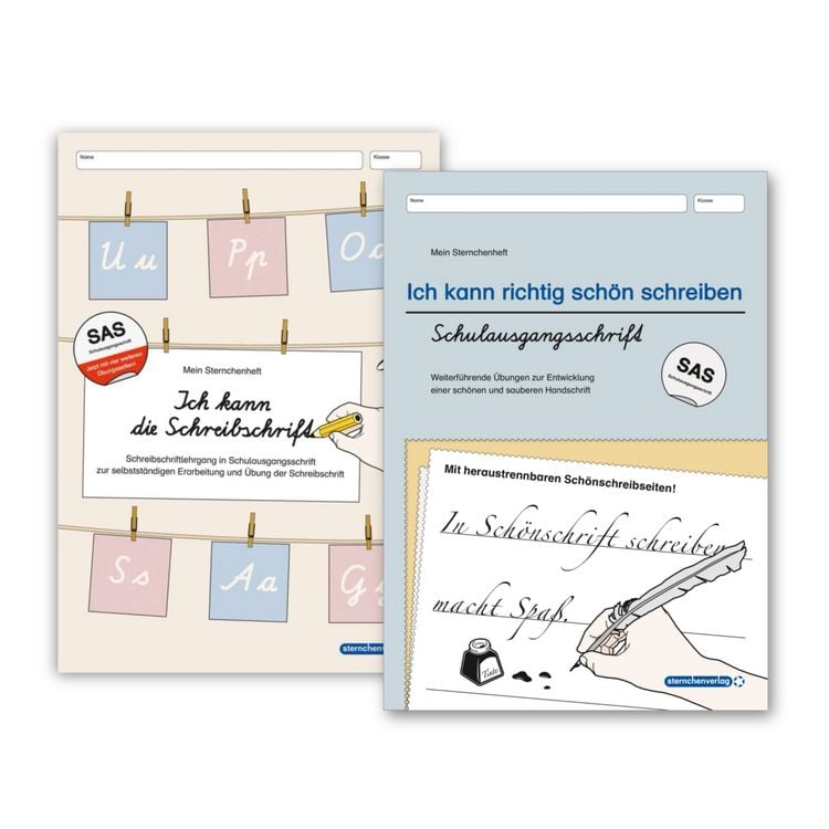 Ich kann die Schreibschrift SAS und Übungsheft - Ich kann richtig schön