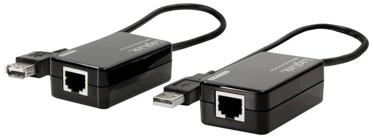 Produktbild: LogiLink Extender by CAT-5/6 Kabel bis zu 60 Meter