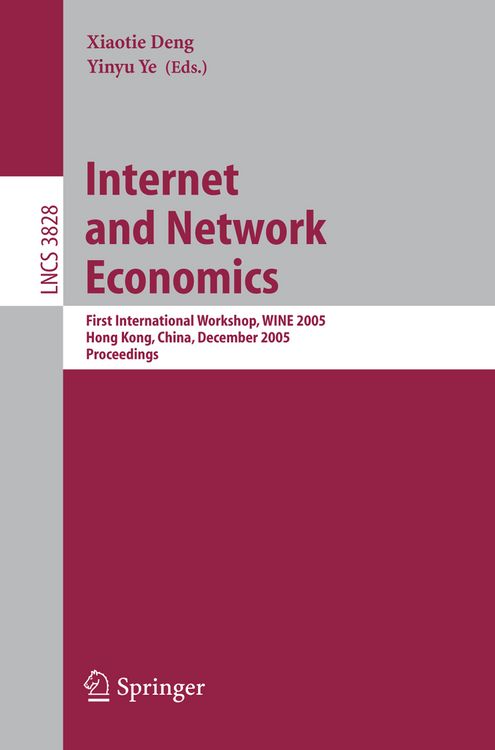 Produktbild: Internet and Network Economics