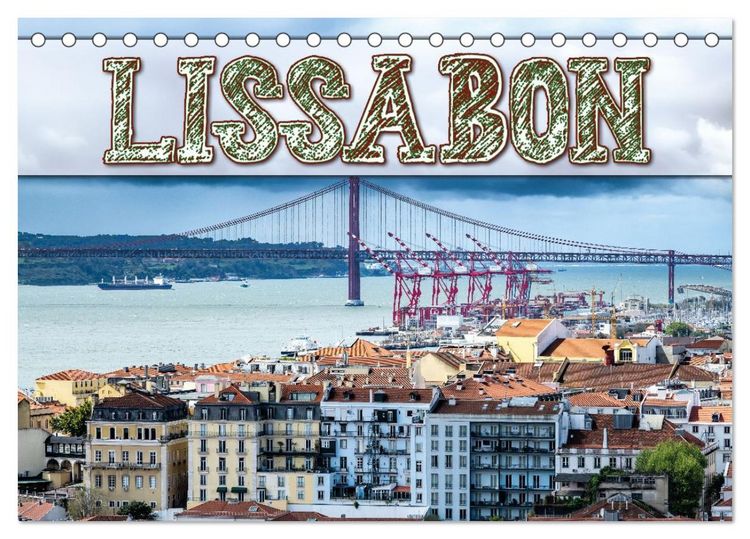 Produktbild: Mein Lissabon (Tischkalender 2026 DIN A5 quer), CALVENDO Monatskalender