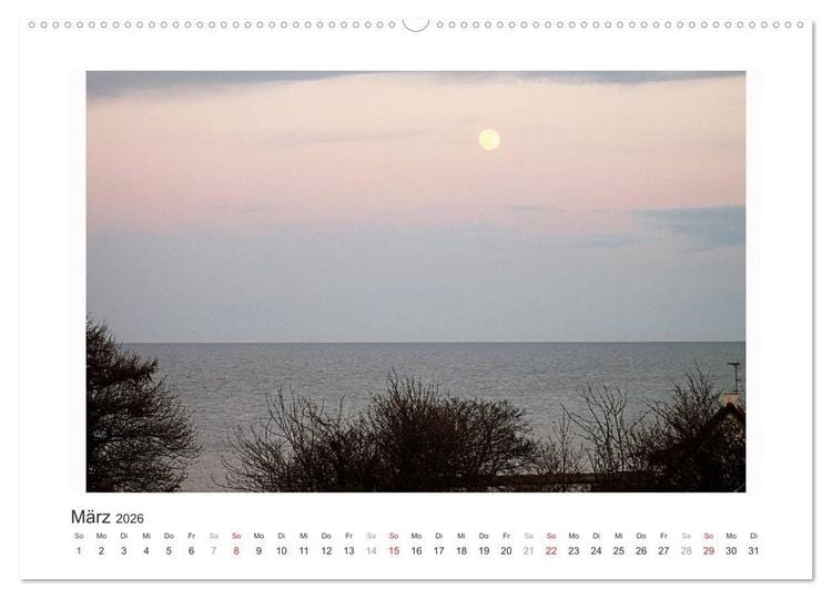 Produktbild: Sonneninsel Bornholm (hochwertiger Premium Wandkalender 2026 DIN A2 quer), Kunstdruck in Hochglanz