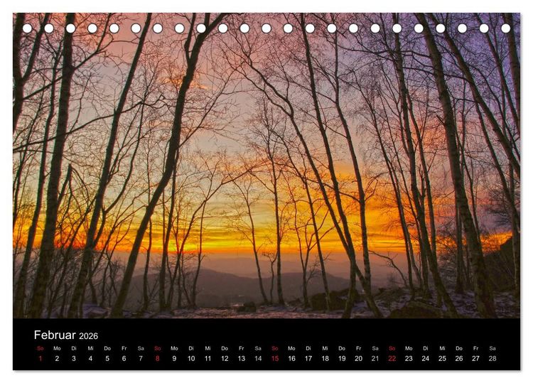 Produktbild: Mein liebes Lausitzer Gebirge (Tischkalender 2026 DIN A5 quer), CALVENDO Monatskalender