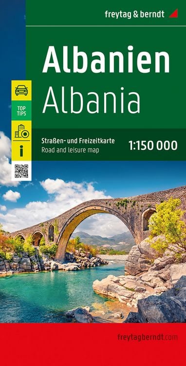 Bild vom Artikel Albanien, Straßen- und Freizeitkarte 1:150.000, freytag & berndt vom Autor Freytag & berndt