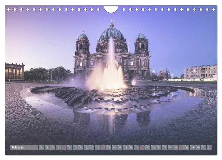 Produktbild: Berlin Citylights (Wandkalender 2026 DIN A4 quer), CALVENDO Monatskalender