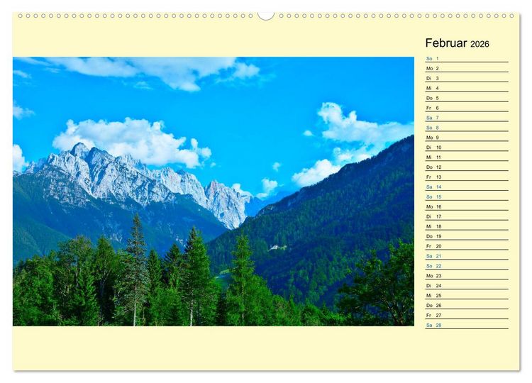 Produktbild: Slowenien - Impressionen eines Naturjuwels (Wandkalender 2026 DIN A2 quer), CALVENDO Monatskalender