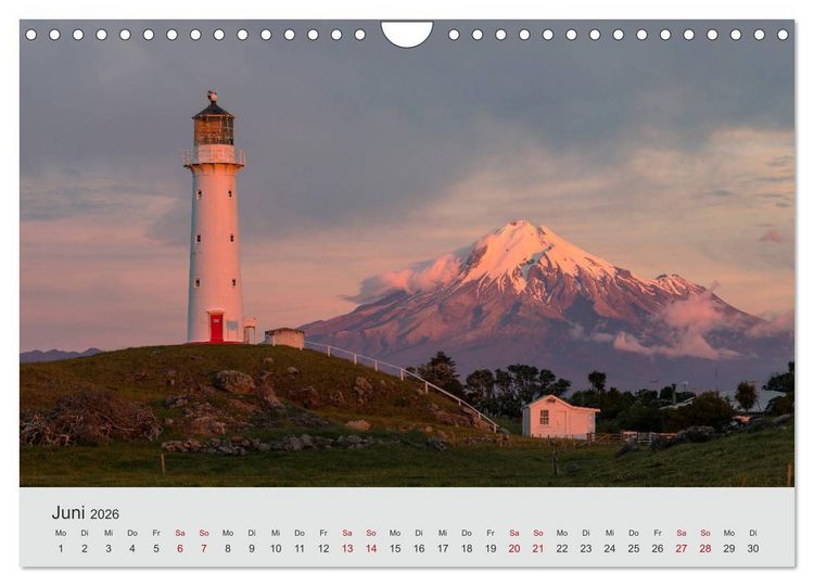 Produktbild: Neuseeland - Eine fotografische Rundreise von Nord nach S&uuml;d (Wandkalender 2026 DIN A4 quer), CALVENDO Monatskalender