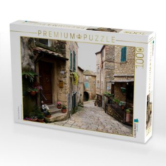 Produktbild: CALVENDO Puzzle Gasse in Casale Marittimo | 1000 Teile Lege-Gr&ouml;&szlig;e 64x48cm Foto-Puzzle f&uuml;r gl&uuml;ckliche Stunden