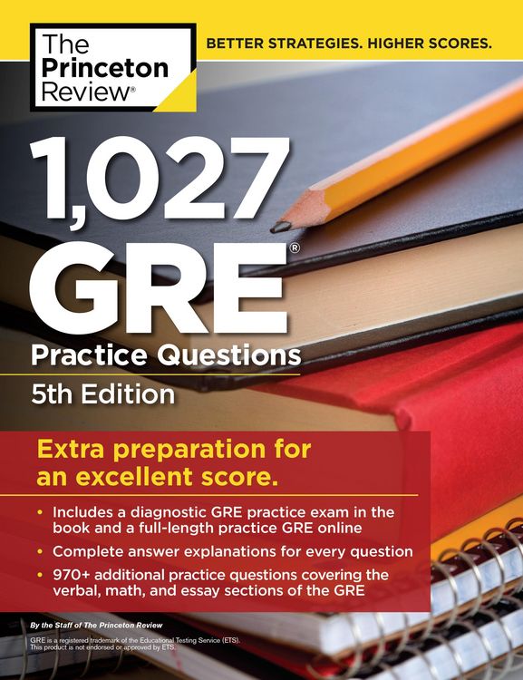 Produktbild: 1,027 GRE Practice Questions, 5th Edition