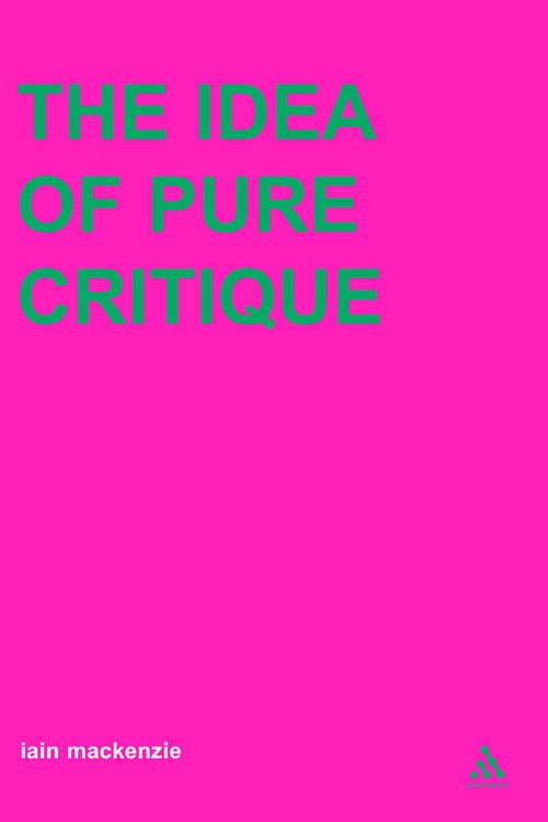 Produktbild: Idea of Pure Critique
