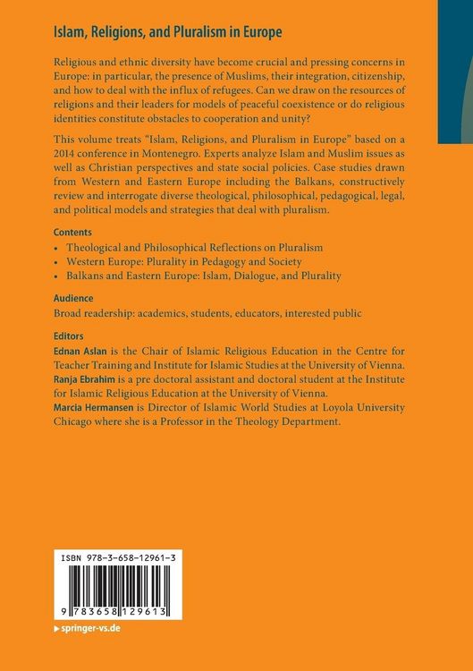 Produktbild: Islam, Religions, and Pluralism in Europe