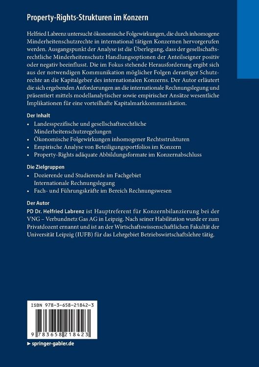 Produktbild: Property-Rights-Strukturen im Konzern
