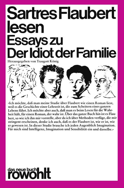 Produktbild: Sartres Flaubert lesen
