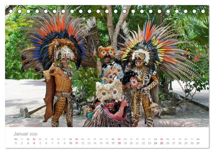 Produktbild: Tulum - Mexico (Tischkalender 2026 DIN A5 quer), CALVENDO Monatskalender